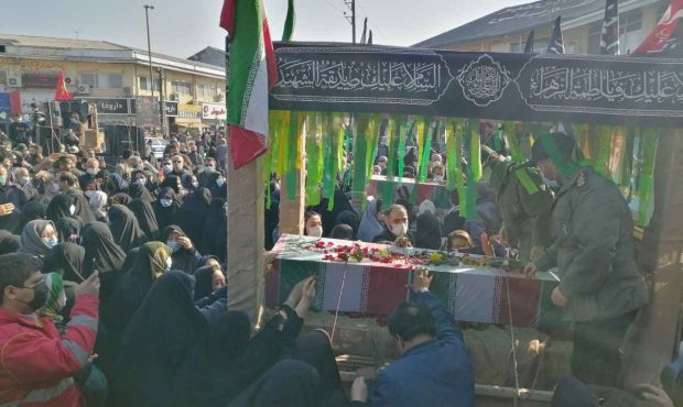 استقبال مردم شهید پرور مازندران از کاروان شهدا