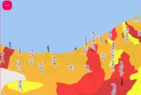 افزایش شهر‌های قرمز در مازندران