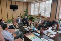 دیدار مشورتی اعضای شورای شهر ساری با سرپرست اداره کل امور مالیاتی مازندران