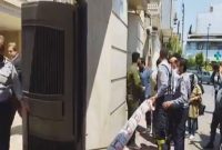 ساختمان ۶طبقه در بابل در آستانه ریزش