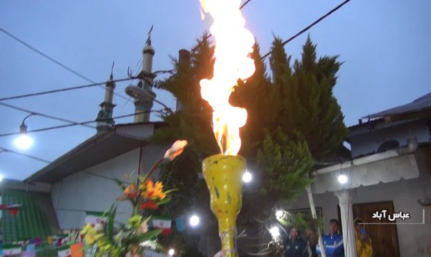 جشن پایان گاز رسانی در عباس آباد جشن پایان گاز رسانی در عباس آباد