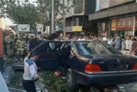 خودروی تشریفاتی در تصادف امروز، متعلق به وزارت خارجه است