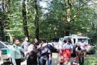 نجات جوان گمشده در جنگل‌های کلاردشت
