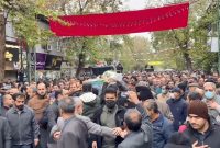 تشییع پیکر مطهر شهید مدافع امنیت در ساری