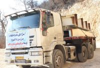 آغاز انتقال قطعات سازه پل زیرقوسی گلورد به محل نصب
