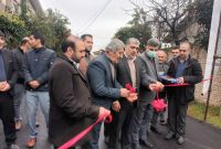 در نهمین روز از ایام الله دهه مبارک فجر 2 طرح عمرانی در شهر ارطه افتتاح شد