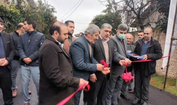 در نهمین روز از ایام الله دهه مبارک فجر 2 طرح عمرانی در شهر ارطه افتتاح شد