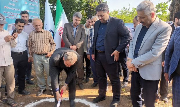 کلنگ چاه آب‌رسانی شهر ارطه به زمین زده شد