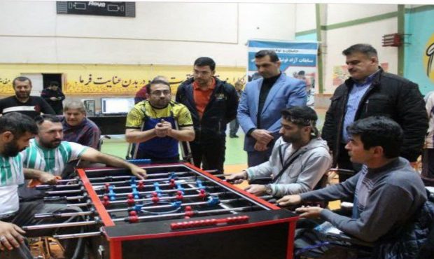 برگزاری اولین دوره رقابت‌های فوتبال روی میز جانبازان و توان‌یابان مازندران