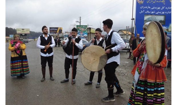 نوروزگاه شهرستان آمل در جاده هراز افتتاح شد نوروزگاه شهرستان آمل در جاده هراز افتتاح شد