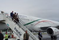 رئیس‌جمهور وارد مازندران بارانی شد