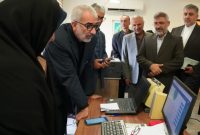 بازدید استاندار مازندران از ستاد انتخابات ساری بازدید استاندار مازندران از ستاد انتخابات ساری