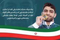 پیام تبریک مشترک نماینده ولی فقیه و استاندار مازندران به مناسبت درخشش محمدهادی ساروی پیام تبریک مشترک نماینده ولی فقیه و استاندار مازندران به مناسبت درخشش محمدهادی ساروی