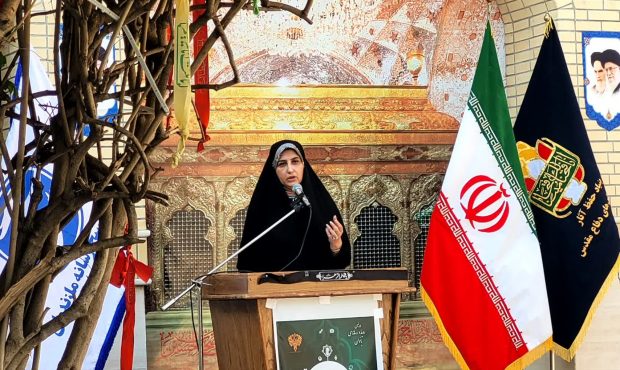 سایه‌بان‌های سبز رنگ حرم امام رضا؛ دستاورد بانوی کارآفرین مازندرانی