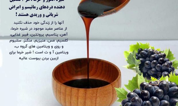 شیره انگور و خرما را حذف نکنید