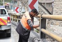 نوسازی علائم ایمنی در راه‌های استان مازندران