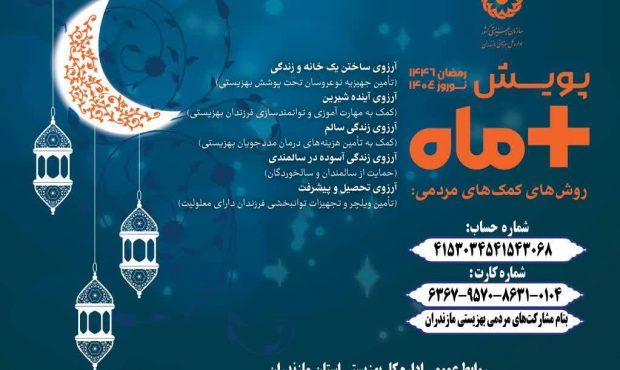 آغاز پویش مثبت ماه در استان مازندران آغاز پویش مثبت ماه در استان مازندران