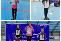 پایان طلایی مازنی‌ها در مسابقات اسکیت سرعت دستجات آزاد دختران کشور