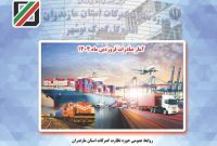 صادرات کالا از گمرکات مازندران به ارزش بیش از ۲۲ میلیون تومانی صادرات کالا از گمرکات مازندران به ارزش بیش از ۲۲ میلیون تومانی