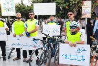 ماجرای سفر معنوی با دوچرخه از آمل تا کربلای معلی