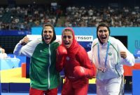 یاسمن باقرزاده بانوی ووشو کار مازندرانی طلایی شد