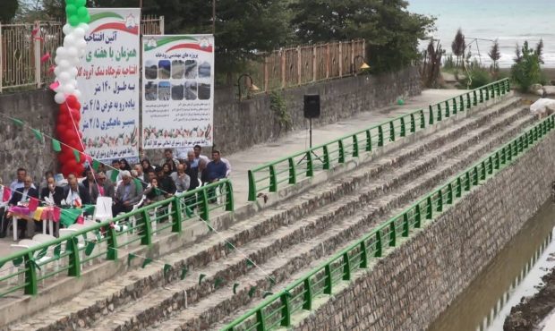 افتتاح فاز نخست پروژه تفرجگاه ساحلی شهر کلارآباد