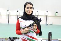 تیرانداز مازندرانی در جام جهانی تیراندازی در چین، شلیک می‌کند