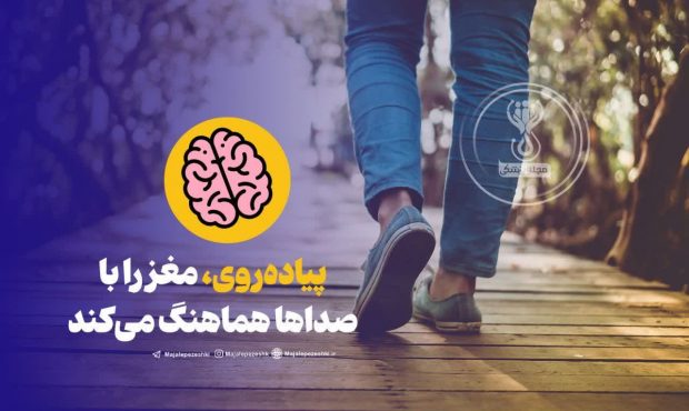 پیاده‌روی، مغز را با صداها هماهنگ می‌کند!