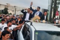 استقبال گرم از محمدهادی ساروی دارنده مدال طلای کشتی فرنگی جهان