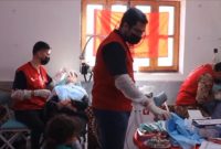 برگزاری اردوی جهادی سلامت خاکریز سلامت در روستای جاجن بابل