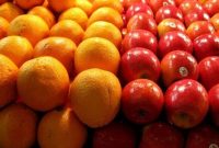 ذخیره بیش از ۴۰۰ تن سیب درختی و پرتقال در مازندران