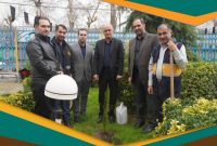 کاشت نهال به یاد رهبر شهید در شرکت گاز مازندران بمناسبت هفته درختکاری  ‌بمناسبت هفته