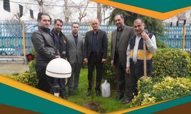 کاشت نهال به یاد رهبر شهید در شرکت گاز مازندران بمناسبت هفته درختکاری  ‌بمناسبت هفته