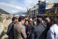 فرماندار سوادکوه روند اجرای پروژه پل پل‌سفید را بررسی کرد