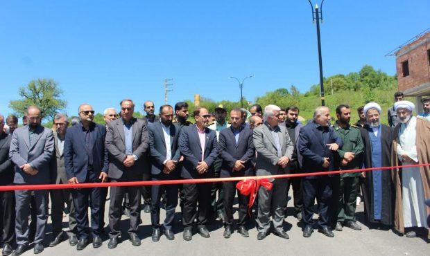 راه روستای رودبار هزارجریب بهشهر به بهره‌برداری رسید
