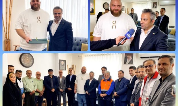 تجلی اقتدار سه‌رنگ پرچم ایران در میانه آتش و باروت/ حمایت قاطع دولت از رکورددار سنگین‌وزن جهان در قائم‌شهر