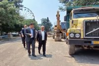 سرپرست فرمانداری ساری از زیرگذر پل تجن بازدید کرد